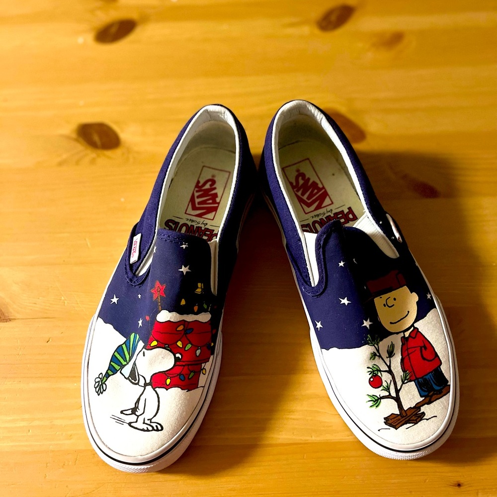 Peanuts x Vans Collaboration collection 2017 Christmas slip on